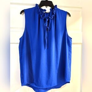 Camila Coelho Sapphire Sleeveless Blouse